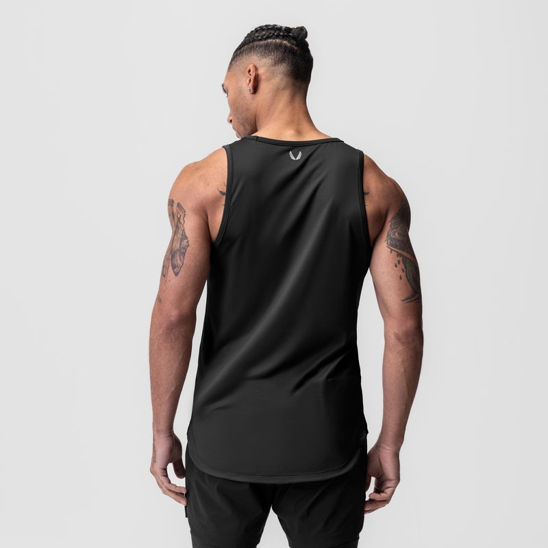 Asrv 0830. AeroSilver® Men's Tanks Black | 05297KWBN