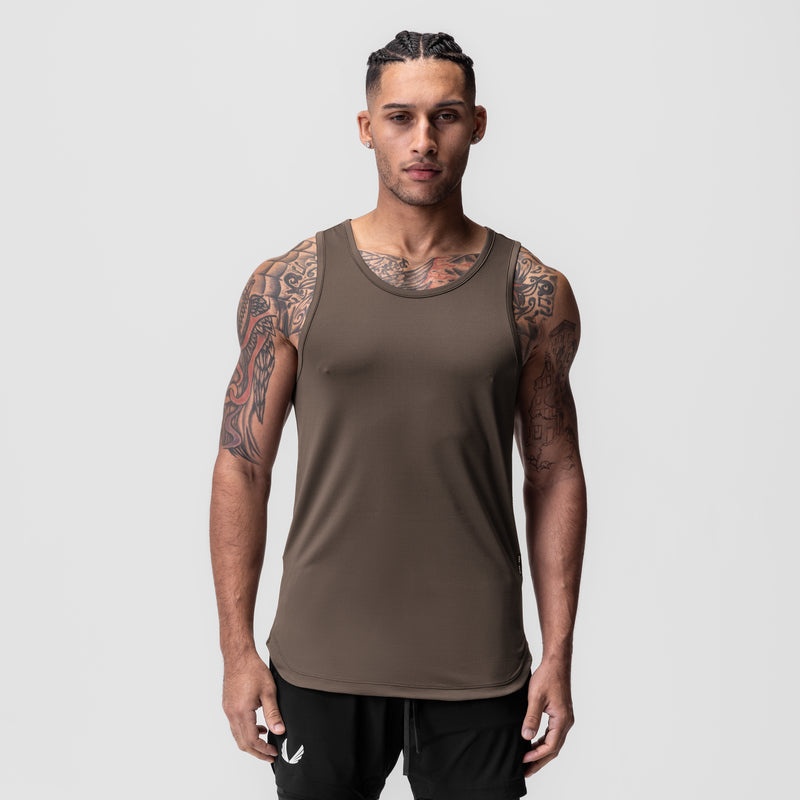 Asrv 0830. AeroSilver® Men's Tanks Grey Brown | 31802ESTJ