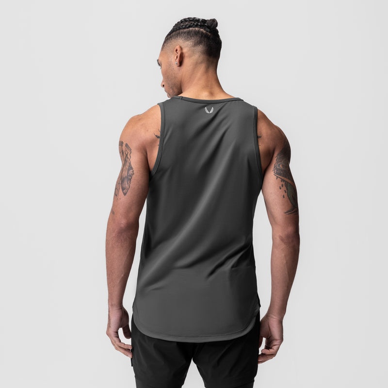 Asrv 0830. AeroSilver® Men's Tanks Grey | 43256ZERS