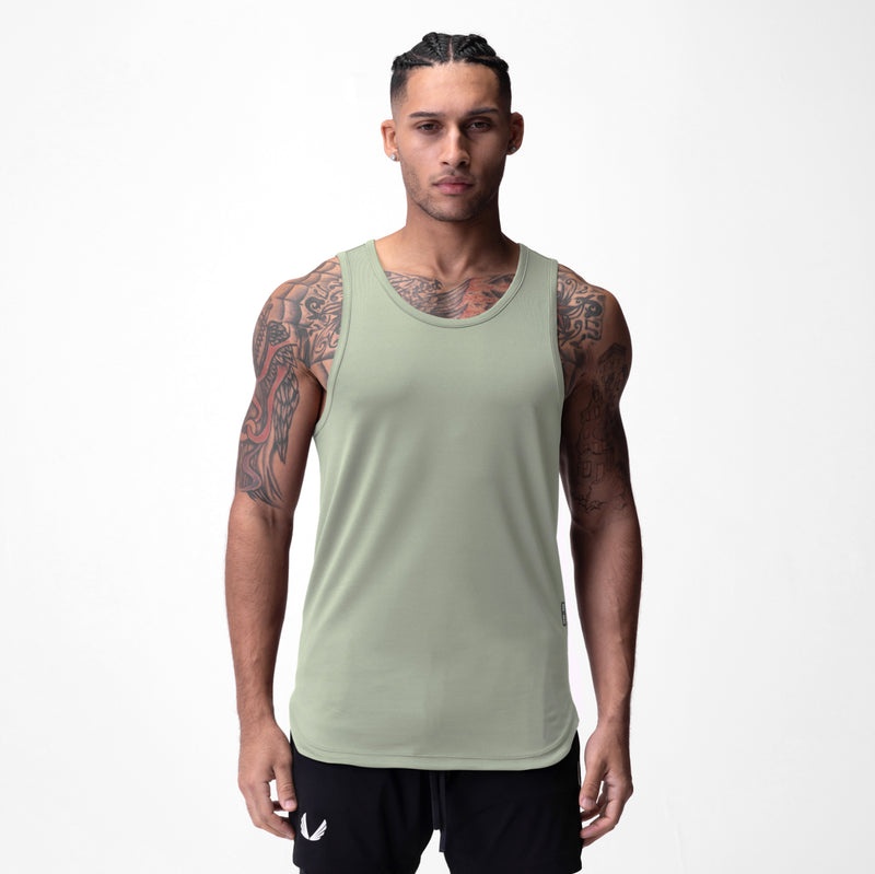 Asrv 0830. AeroSilver® Men's Tanks Olive | 12604JHCM