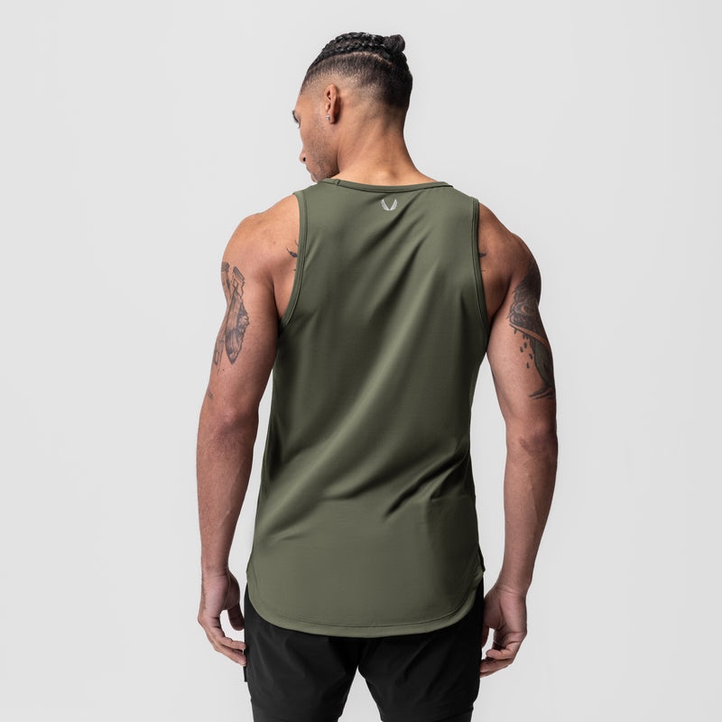 Asrv 0830. AeroSilver® Men's Tanks Olive | 34056EXTP