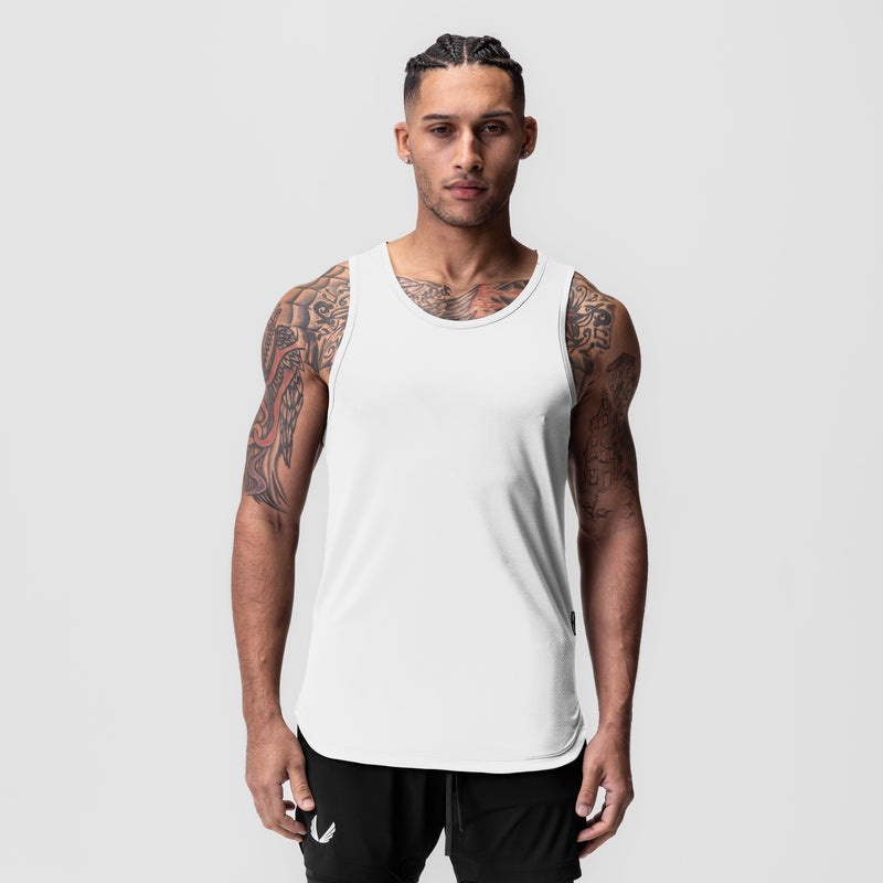 Asrv 0830. AeroSilver® Men's Tanks White | 40891LNZK