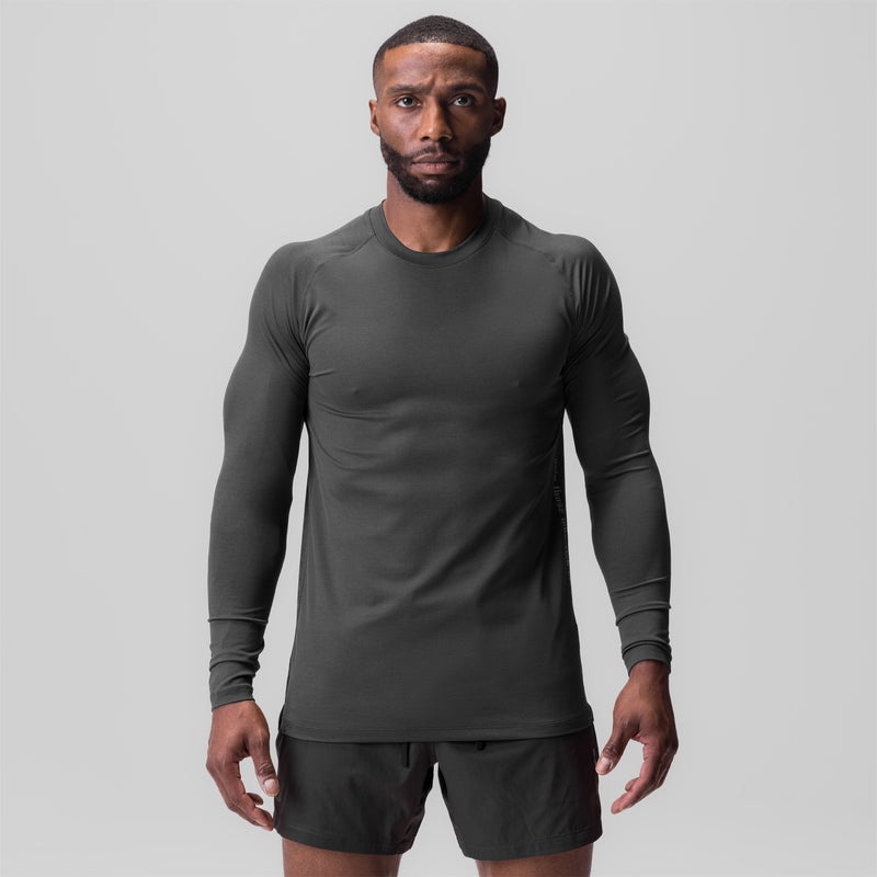 Asrv 0832. 3D-Lite® 2.0 Fitted Men's Long Sleeve Grey | 51294NIYK