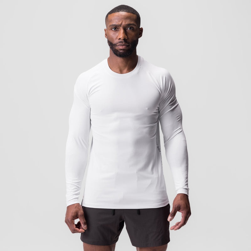 Asrv 0832. 3D-Lite® 2.0 Fitted Men's Long Sleeve White | 41590IZRM