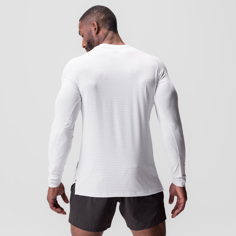 Asrv 0832. 3D-Lite® 2.0 Fitted Men's Long Sleeve White | 41590IZRM