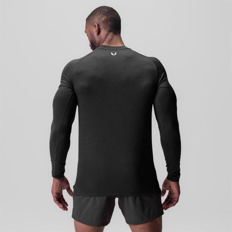 Asrv 0832. 3D-Lite® 2.0 Fitted Men's Long Sleeve Black | 79610VHZB