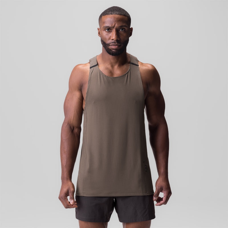 Asrv 0833. 3D-Lite® 2.0 Pro Singlet Men's Tanks Grey Brown | 37624VJQD