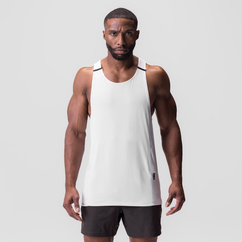 Asrv 0833. 3D-Lite® 2.0 Pro Singlet Men's Tanks White | 87912SZUQ