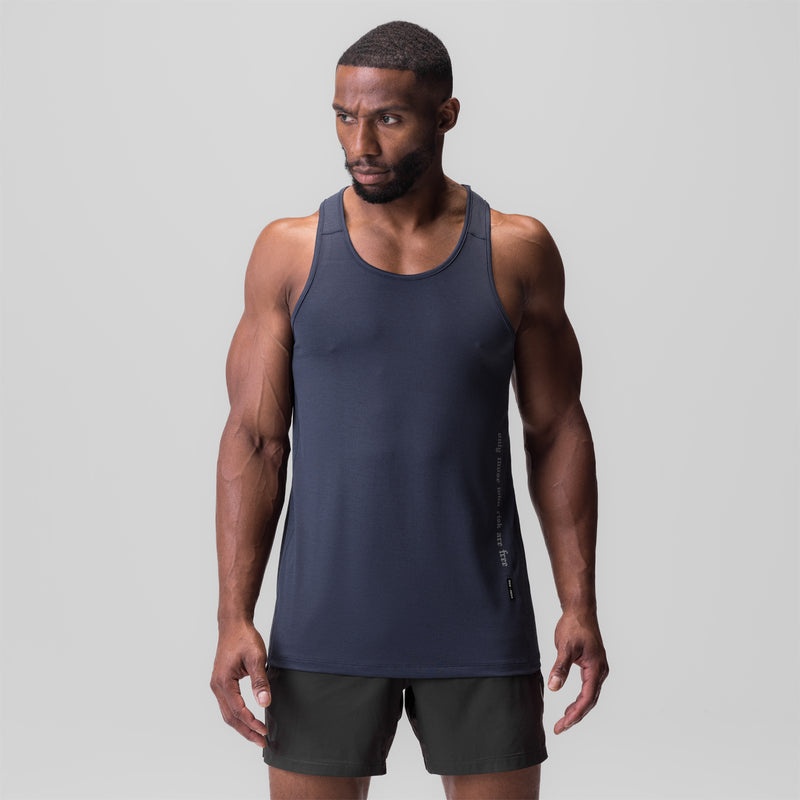 Asrv 0834. 3D-Lite® 2.0 Training Singlet Men's Tanks Navy | 25493FWEP