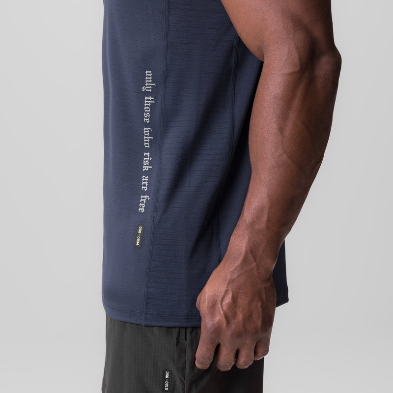 Asrv 0834. 3D-Lite® 2.0 Training Singlet Men's Tanks Navy | 25493FWEP