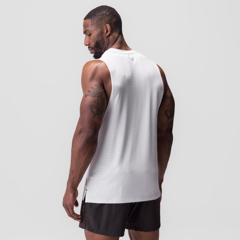 Asrv 0837. 3D-Lite® 2.0 Muscle Men's Tanks White | 86013UQZL