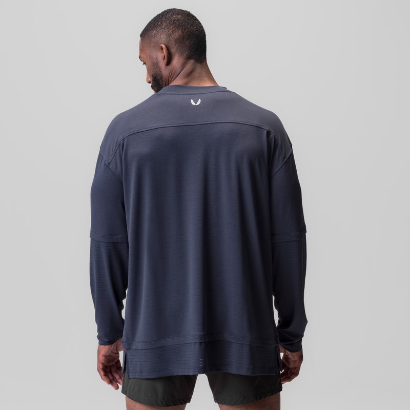 Asrv 0842. 3D-Lite® 2.0 Layered Men's Long Sleeve Navy | 06195XWEV