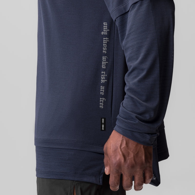 Asrv 0842. 3D-Lite® 2.0 Layered Men's Long Sleeve Navy | 06195XWEV