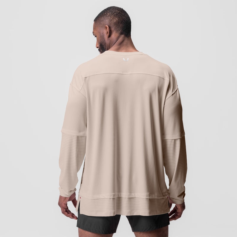 Asrv 0842. 3D-Lite® 2.0 Layered Men's Long Sleeve Brown | 05348QEOW