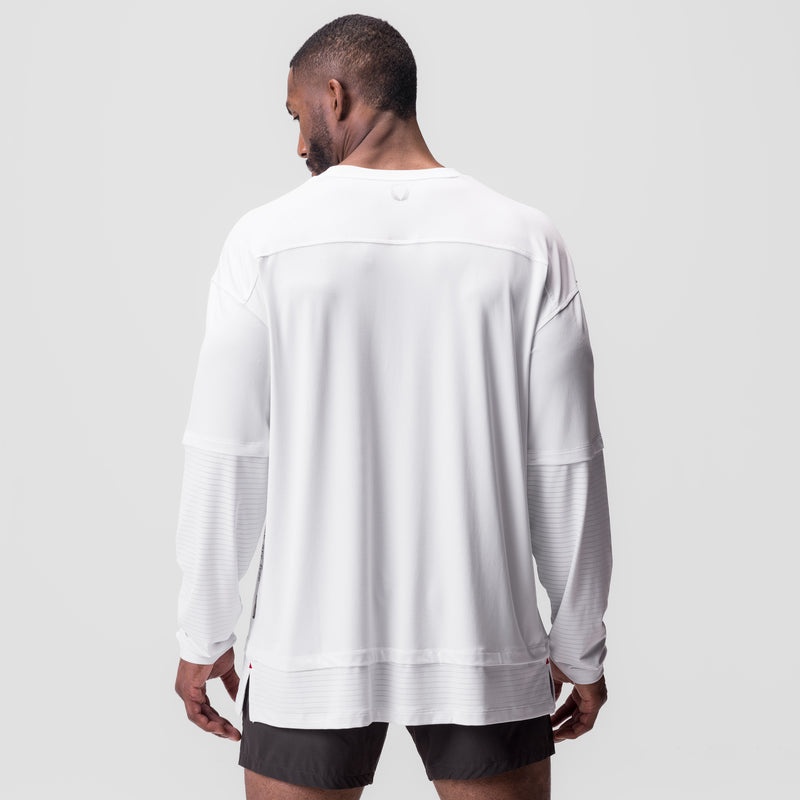 Asrv 0842. 3D-Lite® 2.0 Layered Men's Long Sleeve White | 61398DLBA