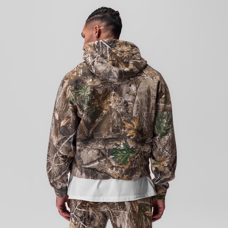 Asrv 0843. Tech Essential™ Distressed Full Zip Men's Hoodie Camo | 10459EGQF