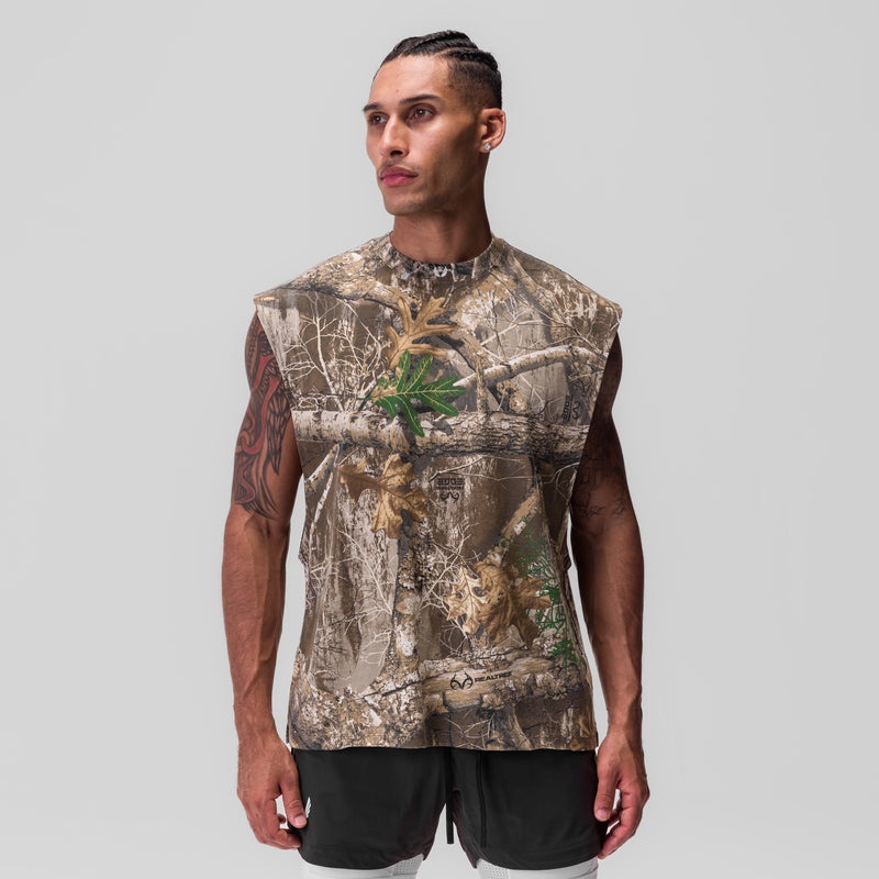 Asrv 0845. Tech Essential™ Rocker Cutoff Men's Tanks Camo | 43621GCJD