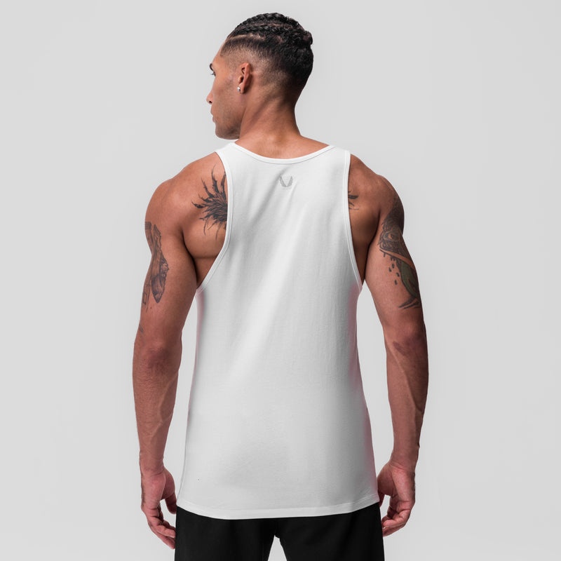 Asrv 0847. CottonPlus™ Standard Slim Men's Tanks White | 57492DGFE