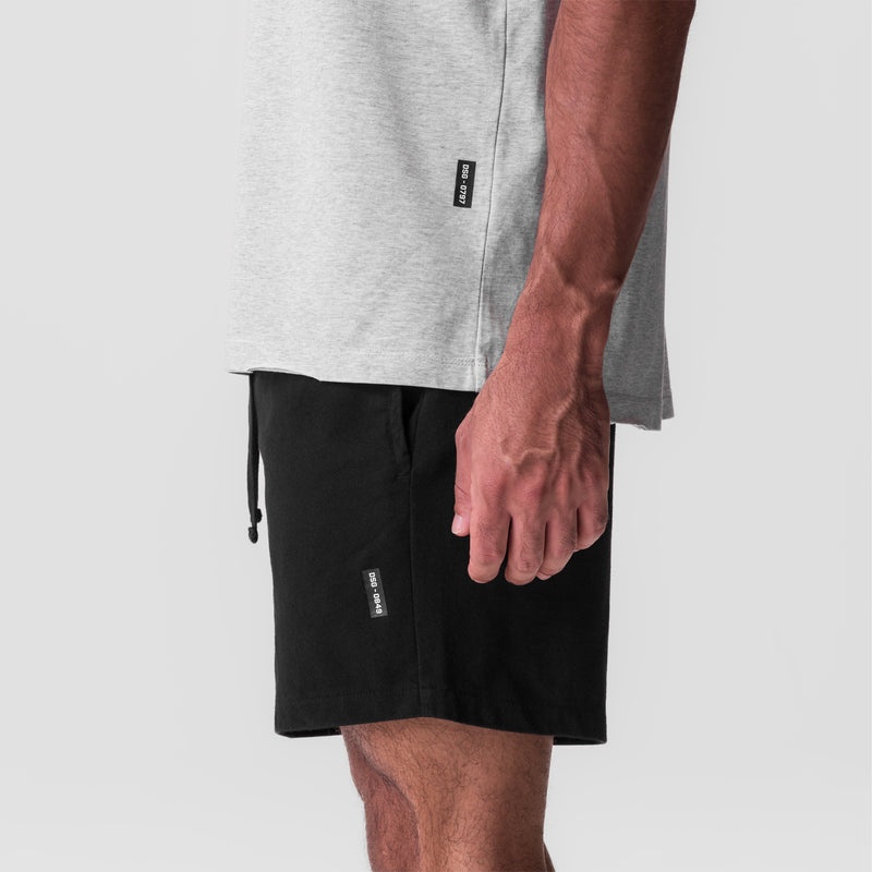 Asrv 0849. Tech Essential™ Sweat Men's Shorts Black | 60749SXZH