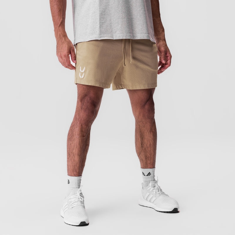 Asrv 0849. Tech Essential™ Sweat Men's Shorts Khaki | 45720UJOE