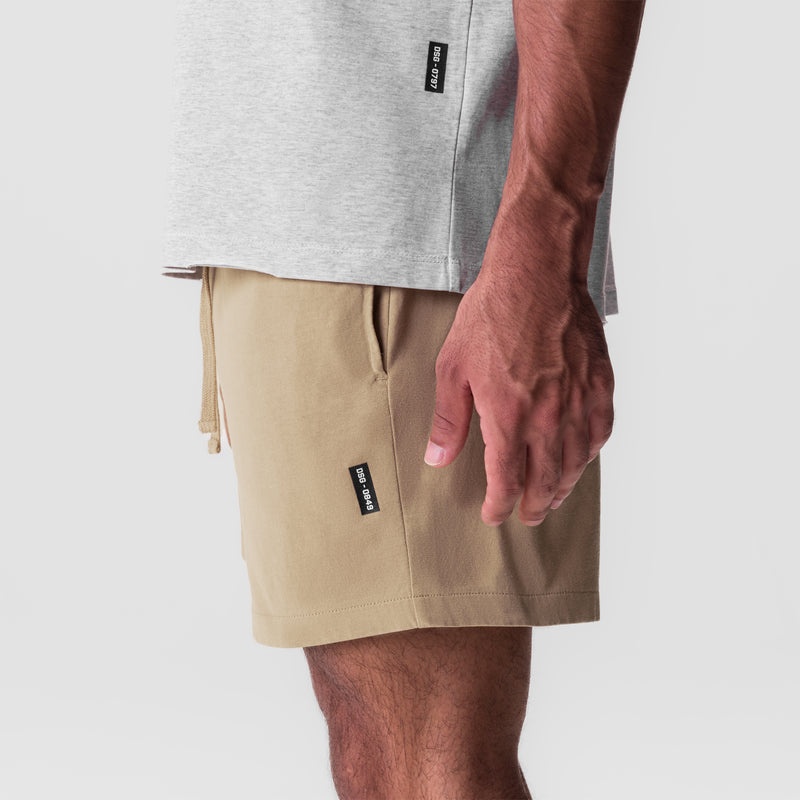 Asrv 0849. Tech Essential™ Sweat Men's Shorts Khaki | 45720UJOE