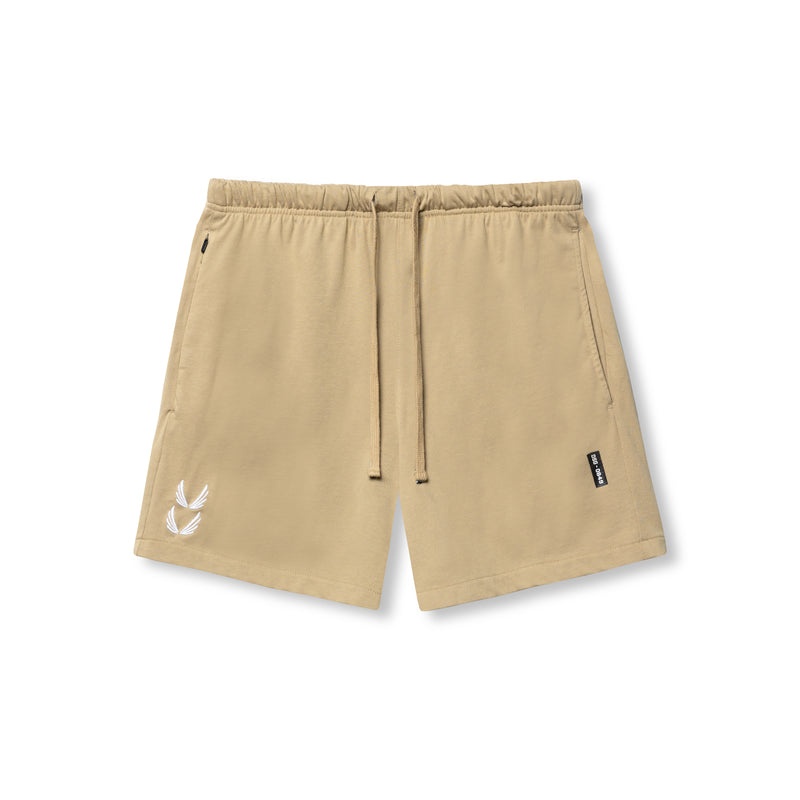 Asrv 0849. Tech Essential™ Sweat Men\'s Shorts Khaki | 45720UJOE