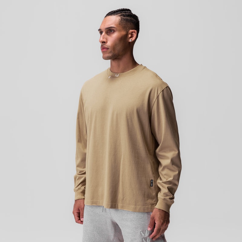 Asrv 0851. Tech Essential™ Relaxed Men's Long Sleeve Khaki | 62905GIDX