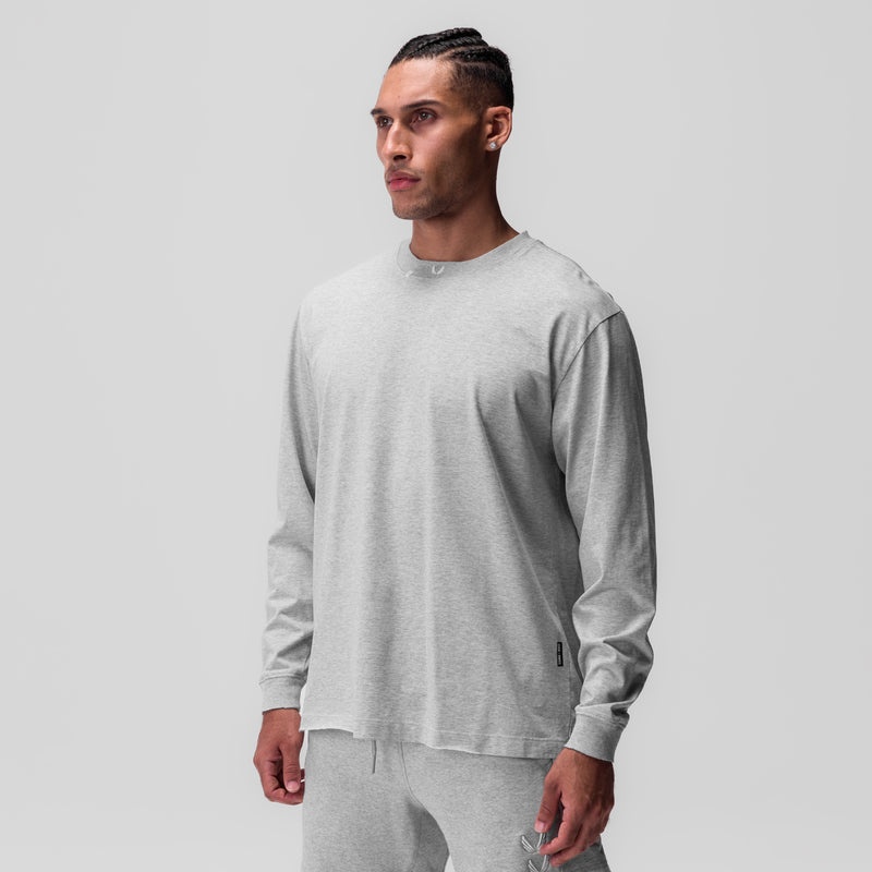 Asrv 0851. Tech Essential™ Relaxed Men's Long Sleeve Grey | 93420SMHV