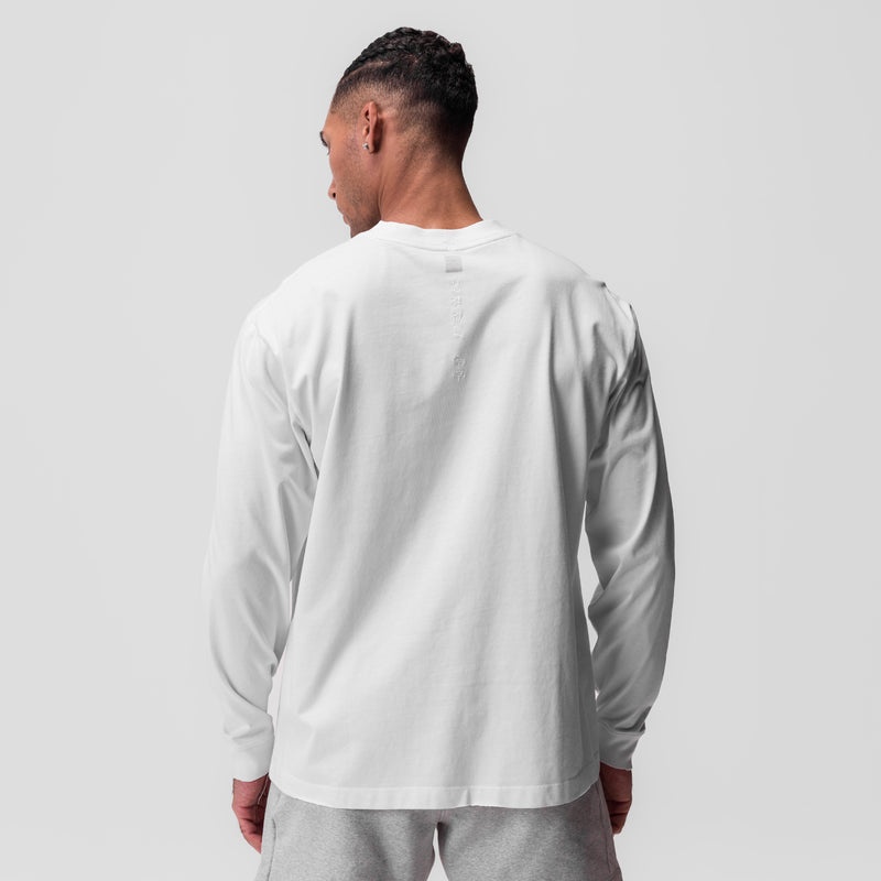 Asrv 0851. Tech Essential™ Relaxed Men's Long Sleeve White | 56187SURD