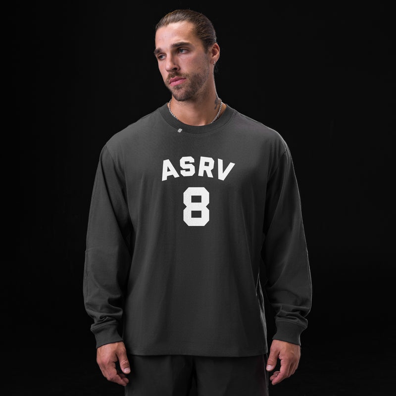 Asrv 0851. Tech Essential™ Relaxed Men's Long Sleeve Grey | 74809RSFM