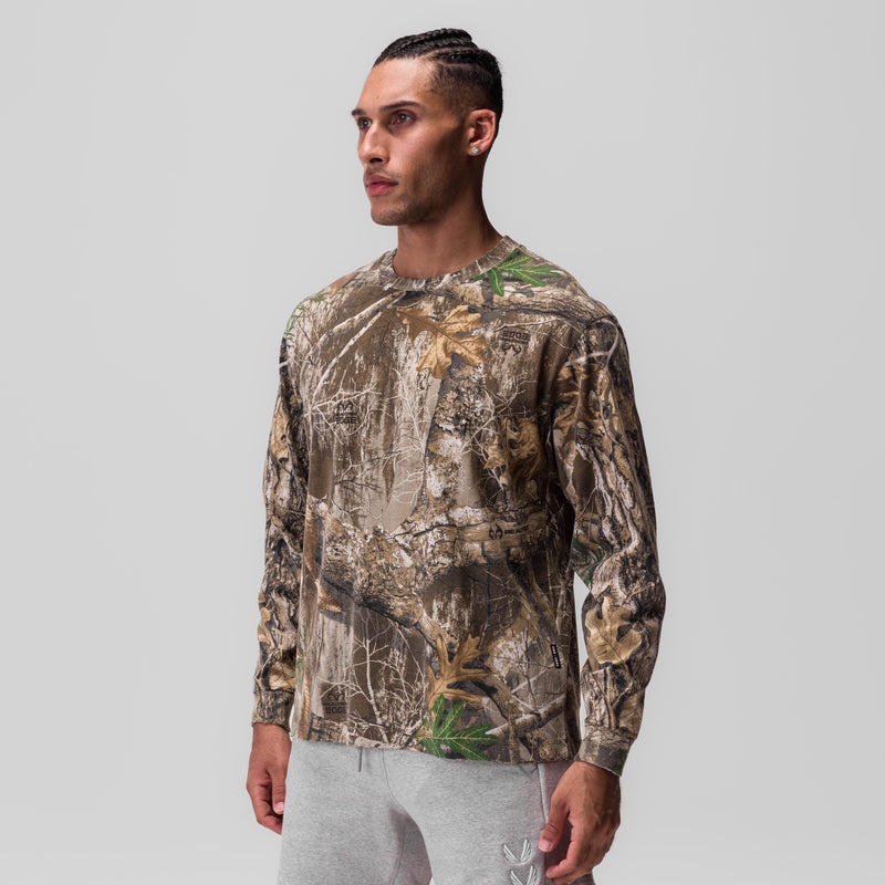 Asrv 0851. Tech Essential™ Relaxed Men's Long Sleeve Camo | 57186VCZM