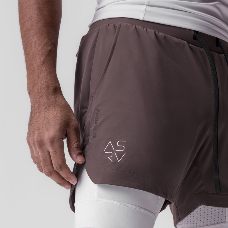 Asrv 0865. Tetra-Lite™ 5 Liner Men's Shorts White | 31970CGSB