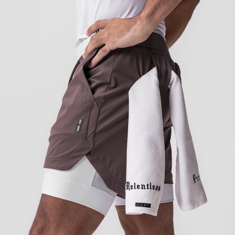 Asrv 0865. Tetra-Lite™ 5 Liner Men's Shorts White | 31970CGSB