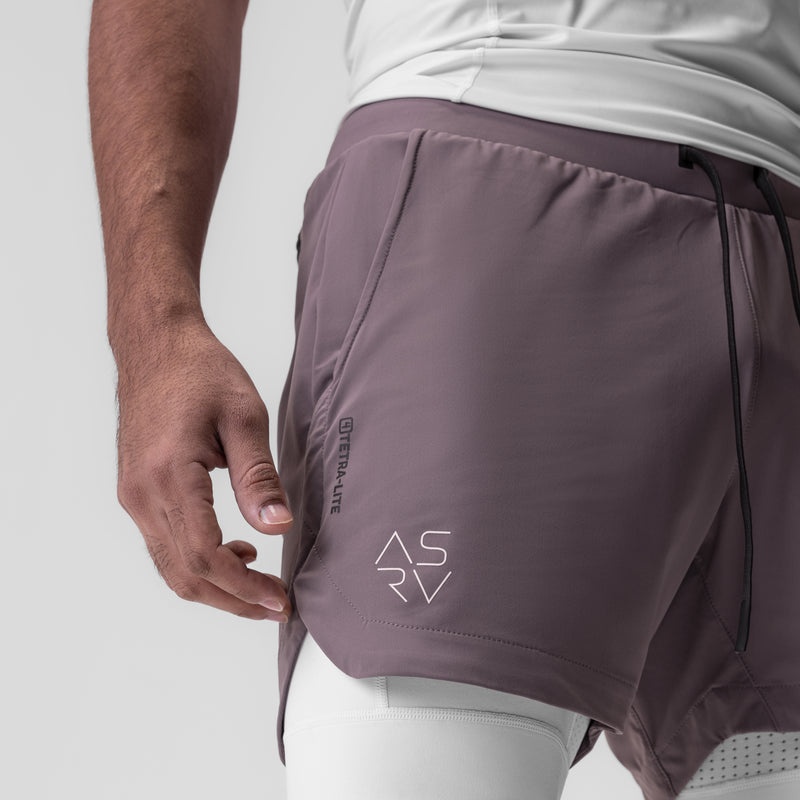 Asrv 0865. Tetra-Lite™ 5 Liner Men's Shorts White | 19526ZJVL