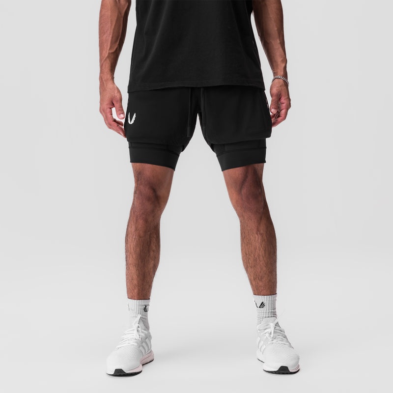 Asrv 0865. Tetra-Lite™ 5 Liner Men's Shorts Black | 60582WAIG