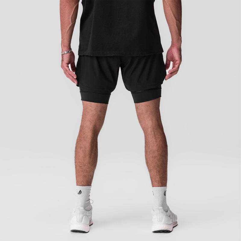 Asrv 0865. Tetra-Lite™ 5 Liner Men's Shorts Black | 60582WAIG