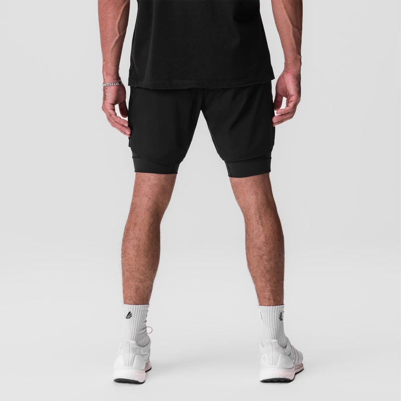 Asrv 0866. Tetra-Lite™ 7 Liner Men's Shorts Black | 68095YIKN