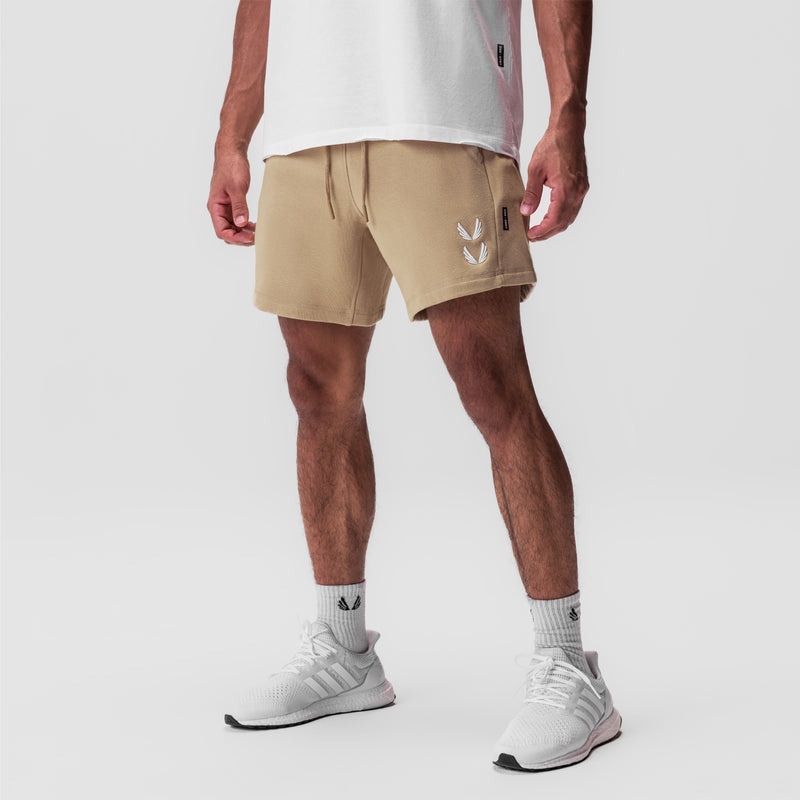 Asrv 0867. Tech-Terry™ Sidelock Sweat Men's Shorts Khaki | 92864QWLD