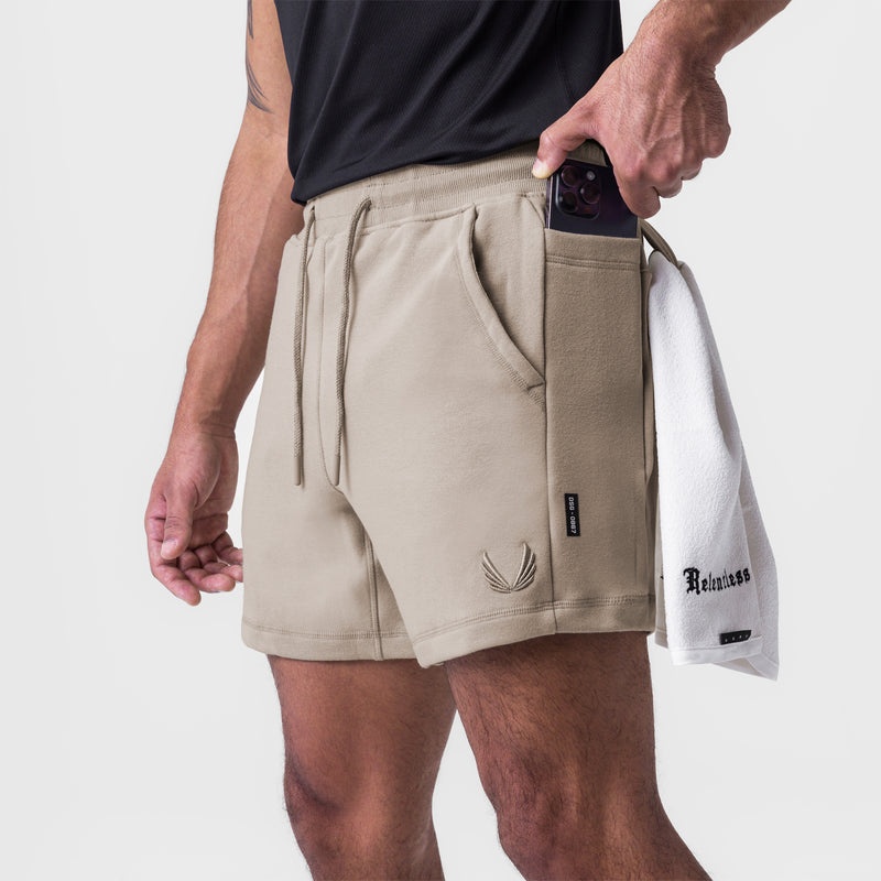 Asrv 0867. Tech-Terry™ Sidelock Sweat Men's Shorts Brown | 90345BRIE