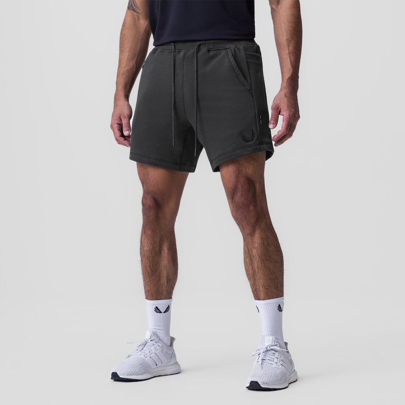 Asrv 0867. Tech-Terry™ Sidelock Sweat Men's Shorts Black | 78592SFKT