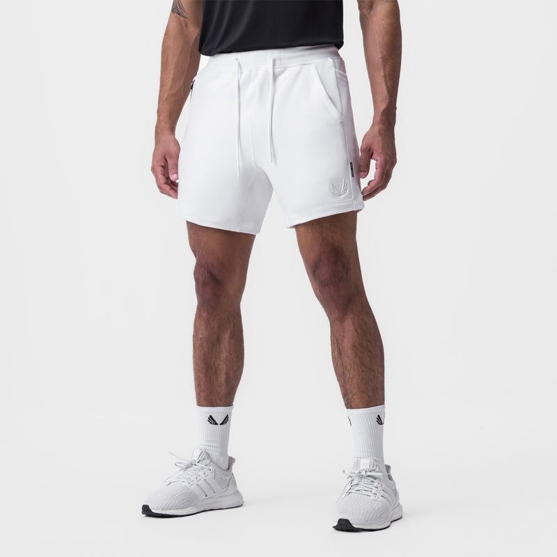 Asrv 0867. Tech-Terry™ Sidelock Sweat Men's Shorts White | 29805XHVQ