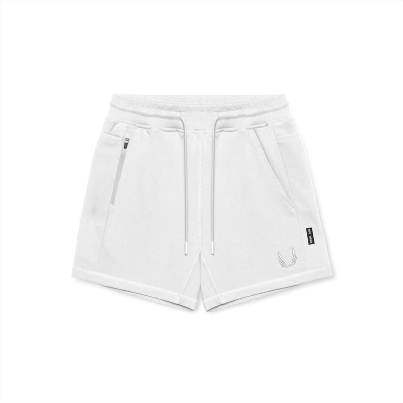 Asrv 0867. Tech-Terry™ Sidelock Sweat Men\'s Shorts White | 29805XHVQ