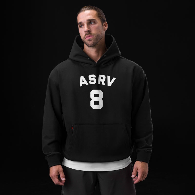 Asrv 0874. Tech-Terry™ Zip Pocket Men's Hoodie Black | 15824IAJB