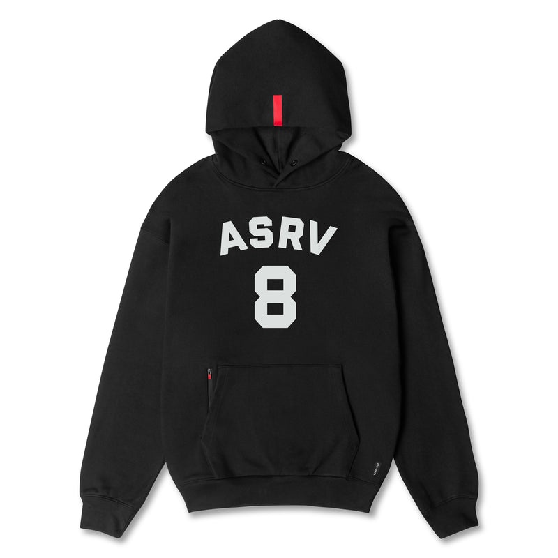 Asrv 0874. Tech-Terry™ Zip Pocket Men\'s Hoodie Black | 15824IAJB