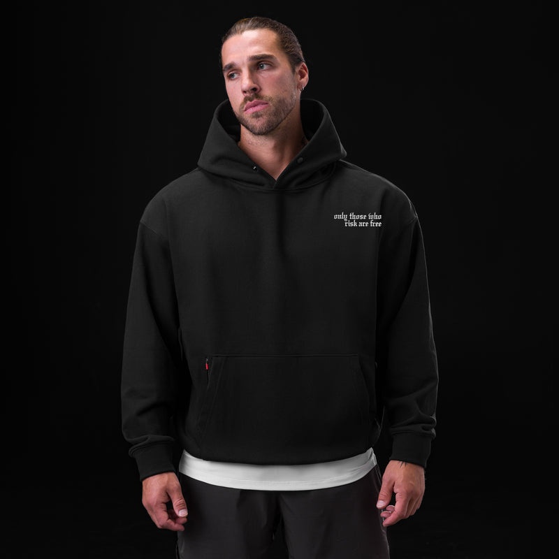 Asrv 0874. Tech-Terry™ Zip Pocket Men's Hoodie Black | 38705HUIE