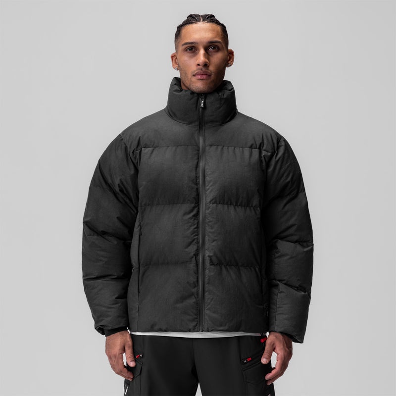 Asrv 0900. Weather-Ready Down Puffer Men's Jackets Black | 65018YEUK