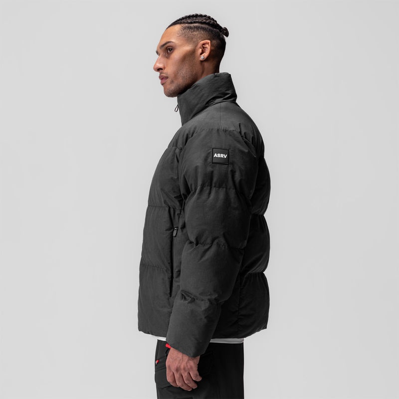 Asrv 0900. Weather-Ready Down Puffer Men's Jackets Black | 65018YEUK