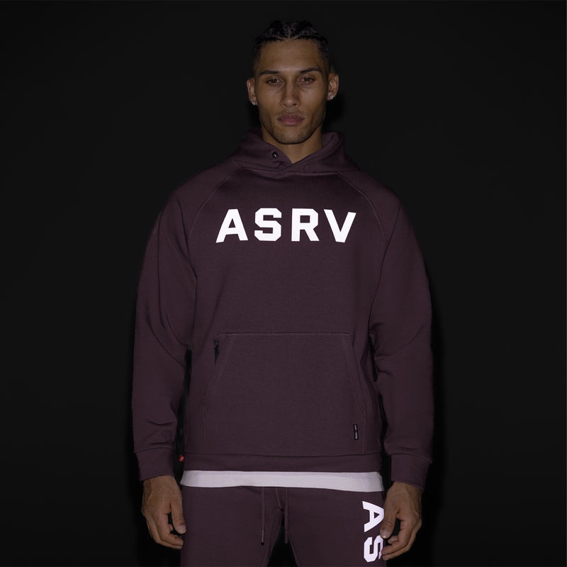 Asrv 0905. Tech-Terry™ Weather-Ready Training Men's Hoodie Deep Purple | 79865BIFD