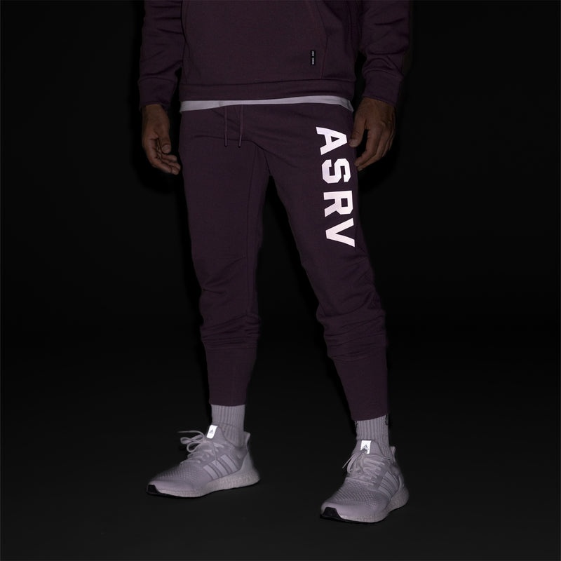 Asrv 0915. Tech-Terry™ High Rib Men's Jogger Deep Purple | 92046IQTU