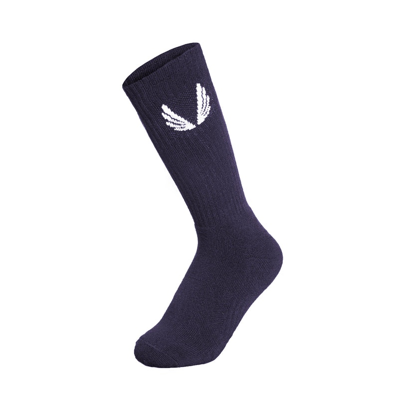 Asrv Essential Crew (3 Pair) Men\'s Socks Navy | 29318RXGW